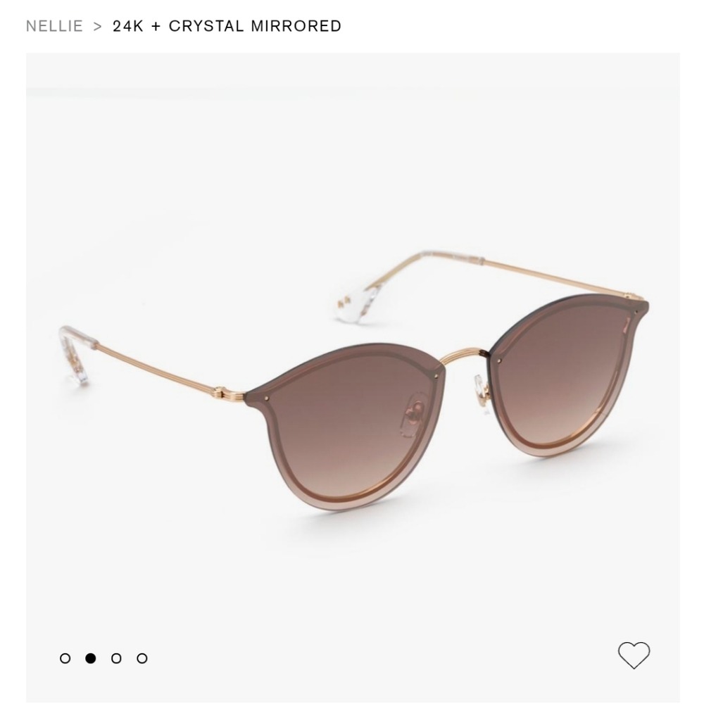 Krewe Billie Reid Collection Nellie 24k+crystal mirrored